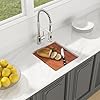 Lordear 12 Inch Undermount Bar Sink Workstation, 12 x 15 Stainless Steel Wet Bar RV Kitchen Prep Single Bowl 16 Gauge Small Kitchen Sink with Cutting Board - Image 2