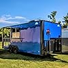 Custom-Built Mobile Food Trailer for Catering Brand and Kitchen Equipment Layout Designed for Small Business Street Vendor Marketing Festival Burger Sausage Ice Cream Truck
