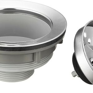 Pacific Bay Sink Strainer with Stainless Steel Removable Basket (3.5” Drain)