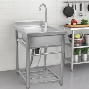 【NOTE】Fill the water first, then power on (otherwise it will damage the water heater). 【Suitable Scenarios】Suitable for installation in places far away from hot water sources and cannot get hot water in time! Under the sink and countertop or barbershop. 【Safety and Durability】The inner tank is made of 304 stainless steel, which never rusts. It uses CFC-Free foam insulation material, which can maintain the temperature for 10 hours. The inside has leakage protection and anti-scald settings, improving the safety of the water heater! 【Smart Energy-Saving Inverter】Digital display screen, automatic hot water preservation and storage. The 3.0 gallon use point mini tank can be installed under the sink, providing hot water where you need it. The thermal efficiency is 98%, with a maximum temperature of 167℉。It has a built-in smart chip that heats up to the temperature you set, and automatically insulates when it reaches the specified temperature. 【Easy Installation】This is a storage electric water heater, with a knob temperature adjustment design, easy to operate and convenient temperature control. The accessories such as exhaust valve, tee joint, pipe, etc. are complete, making installation fast and without additional costs or preparation time for accessories. 【Quick Recovery of Hot Water】Get on-demand hot water according to your every need (up to two sinks at a time, heating to the desired temperature in 8-15 minutes). 【Compact Design】It can be shelf-mounted, wall-mounted or floor-standing (the inlet and outlet are upward); Dimensions: 14.4''L x11.8''W x11.8''H; 9.81 pounds (4.45kg); 1/2〃NPT-NPT. 1.5 kilowatts, 110-120 volts. 2 years warranty and 24H customer service support, please feel free to contact us. 【Our Service】If you have any installation or product quality issues, please contact us in time, and we will be online for 16 hours to help you!