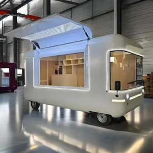 Customized Chinese Made Classic Fast Food and Cooked Food Truck Mobile Cold Drink and Dessert Trailer Commercial Vehicle