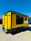 Food Trailer Fully Equipped for Sale Mobile Kitchen Food Truck with Hot Dog Dess - Image 3