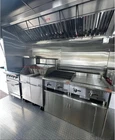 Food Trailer Fully Equipped for Sale Mobile Kitchen Food Truck with Hot Dog Dess - Image 6