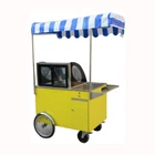 Kolice Gelato Hand Push cart/Snack Food cart/Street Food Vending Tricycle - Image 3