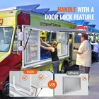 Concession Window 36"x36", Aluminum Alloy Food Truck Service Window with 4 - Image 2
