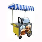Kolice Gelato Hand Push cart/Food Trailer/Street Food Vending Tricycle - Image 2