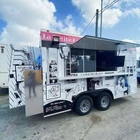 Food Truck Trailer Concession Food Cart Mobile Kitchen with Full Equipment - Image 3