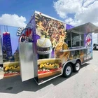 Food Truck Trailer Concession Food Cart Mobile Kitchen with Full Equipment - Image 4