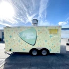 Food Truck Trailer Mobile Food Cart Hot Dog Coffee Cart Full Kitchen Equipment - Image 2