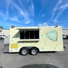 Food Truck Trailer Mobile Food Cart Hot Dog Coffee Cart Full Kitchen Equipment - Image 3
