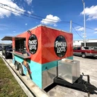 Food Truck Trailer Mobile Food Cart Hot Dog Coffee Cart Full Kitchen Equipment - Image 5