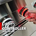 85" Outdoor Kitchen Bar 6 Burner 85,000 BTU BBQ Grill Island with Sink & Fridge - Image 4