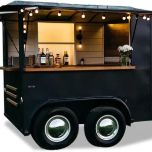 Food Trailer for Sale, Fully Equipped Mobile Food Truck with Kitchen and Refrige