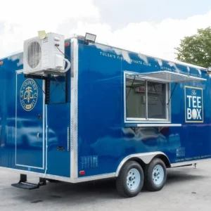 Food Trailer for Sale, Fully Equipped Mobile Food Truck with Kitchen and Refrige