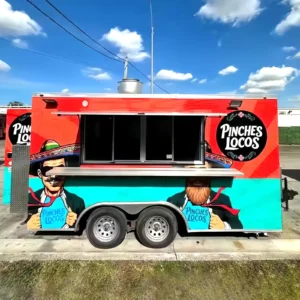 Food Truck Trailer Mobile Food Cart Hot Dog Coffee Cart Full Kitchen Equipment