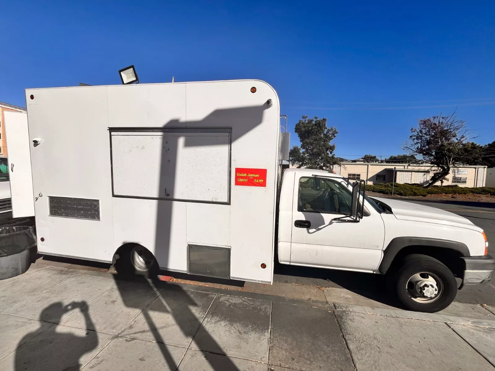 A 24-foot, fully equipped 2006 Chevy food truck for sale in the Bay Area