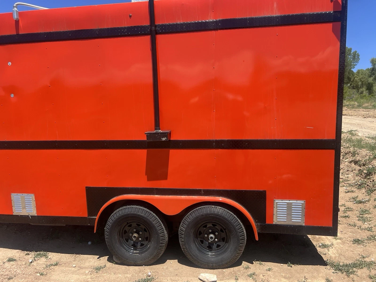 Food Trailer for Sale 2023 McGuber. Stainless Steel Interior slightly used