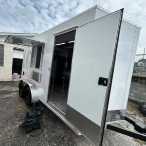 2025 Brand New 7x14 White Look Food Trailer