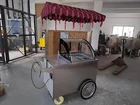 Kolice Gelato Hand Push cart/Snack Food cart/Street Food Vending Tricycle - Image 5