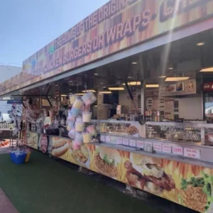 42 Foot Catering Unit- Trailer Events High Output burger, fish and chip, street