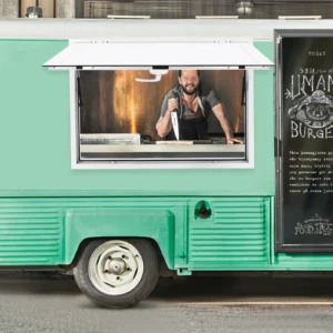 Rectangular Concession Stand Serving Window Food Truck Service Window 36*24 Inch